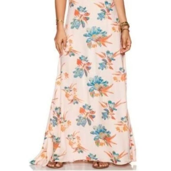 Free People Star Chasing Slip Maxi Dress – Hibiscus Combo – Women’s Medium - Picture 4 of 13